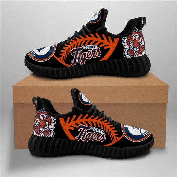 Men's Detroit Tigers Mesh Knit Sneakers/Shoes 008